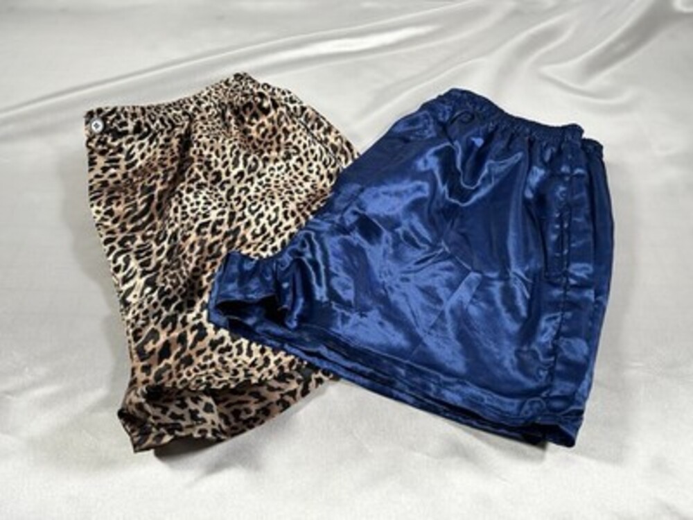 SHINY SATIN GLANZ MENS SATIN BOXERS SIZE LARGE LOT OF 4 Pairs NWOT